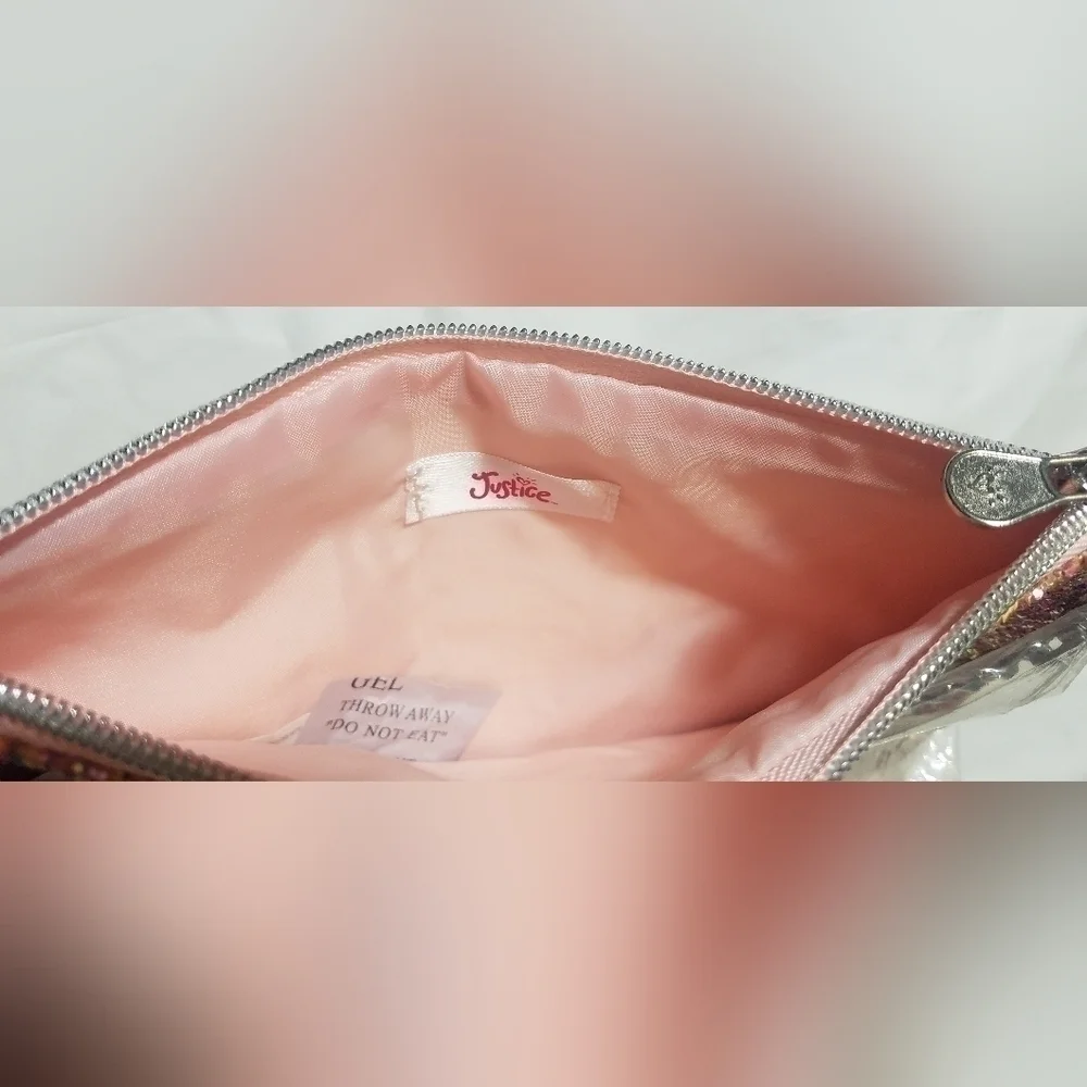 Justice Glittering Unicorn Crossbody Bag